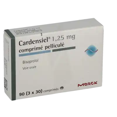Cardensiel 1,25 Mg, Comprimé Pelliculé à LA CRAU
