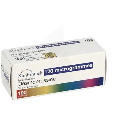 Minirinmelt 120 Microgrammes, Lyophilisat Oral à Paris