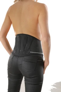 Gibaud - Lombogib Underwear - Ceinture De Soutien Lombaire - Noir- Taille 0 - Hauteur 21cm