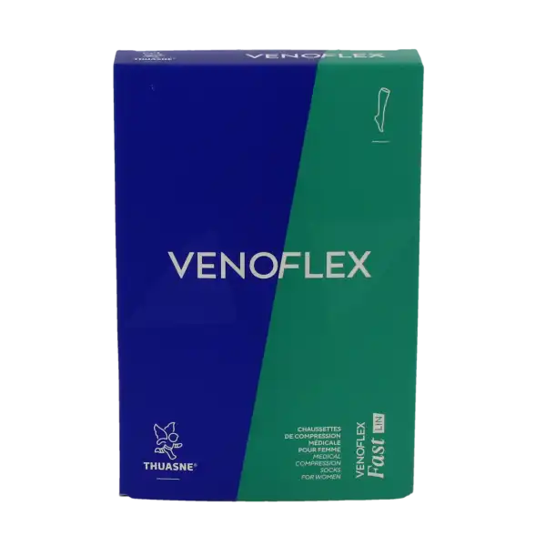 Venoflex Fast 2 Chaussette Lin Femme Naturel Taille 2n