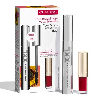 Clarins Coffret Mascara Duo Maquillage Yeux Et Lèvres à LA-RIVIERE-DE-CORPS
