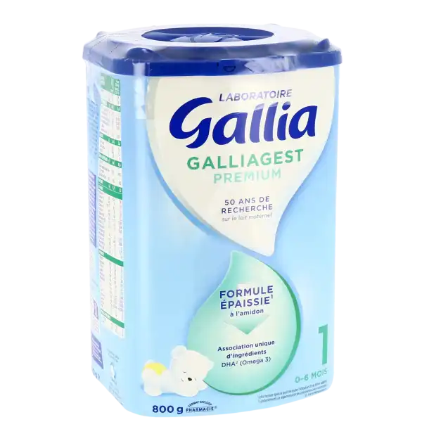 Gallia Galliagest Premium 1er âge Lait en poudre Boîte de 800 g