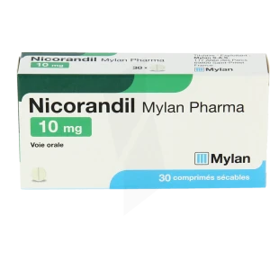 Nicorandil Viatris 10 Mg, Comprimé Sécable