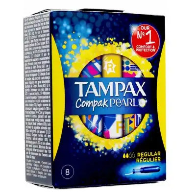 Tampax Compak Pearl Régulier à LE LAVANDOU