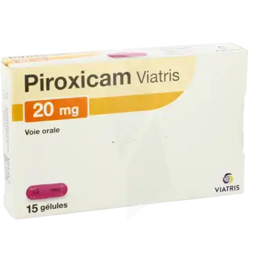 Piroxicam Viatris 20 Mg, Gélule à STRASBOURG