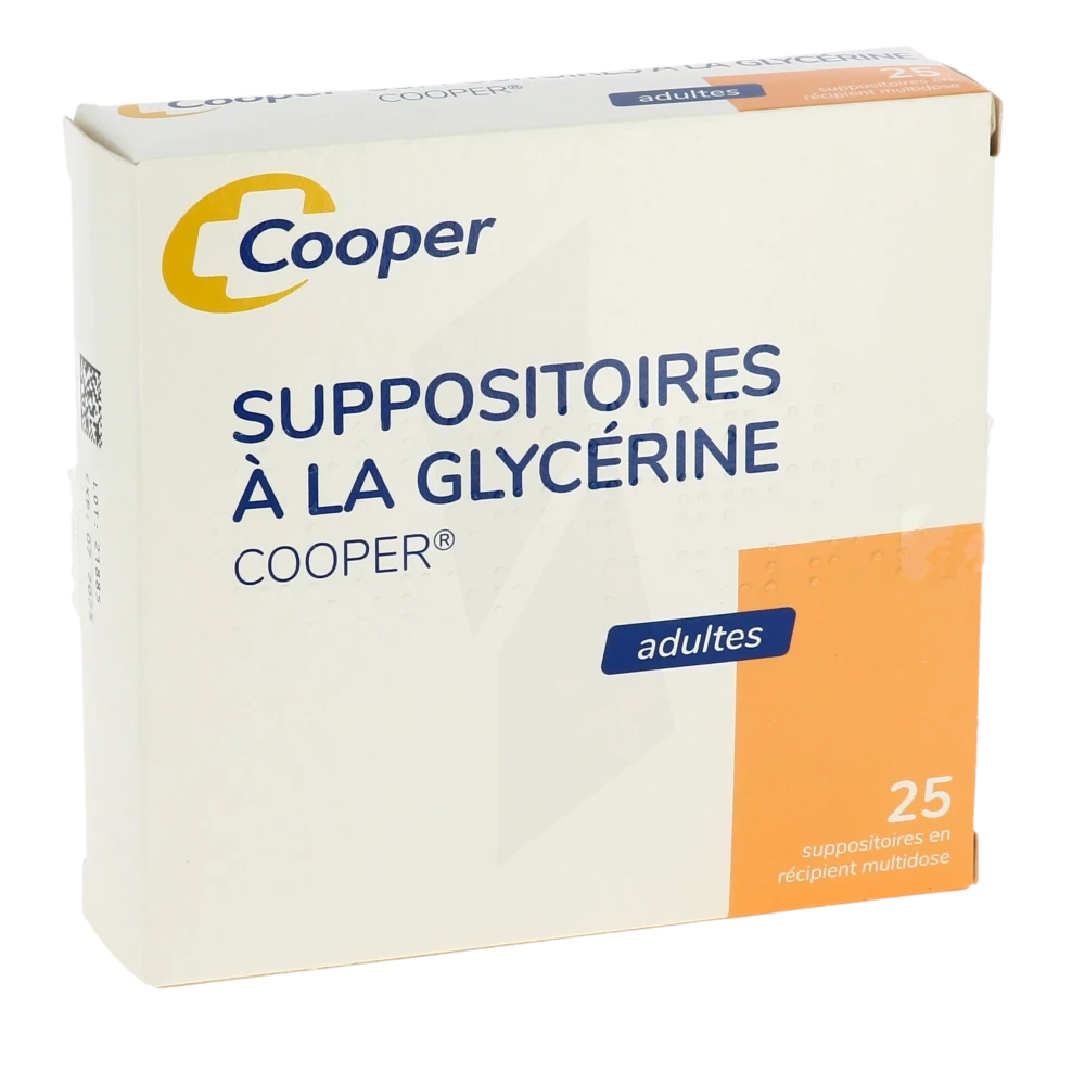 Suppositoires A La Glycerine Cooper Adultes, Suppositoire En Récipient Multidose