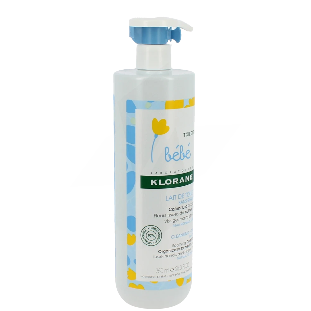 Klorane Bébé Lait De Toilette 750ml