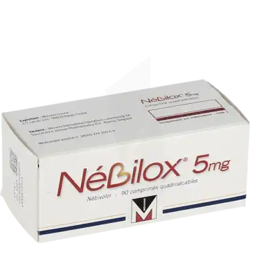 Nebilox 5 Mg, Comprimé Quadrisécable à Paris