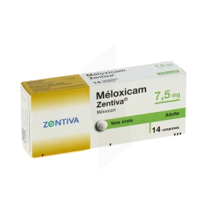 Meloxicam Zentiva 7,5 Mg, Comprimé