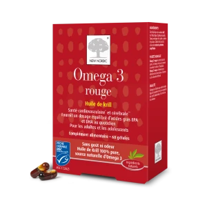 New Nordic Oméga 3 Rouge Gélules B/60
