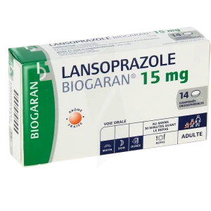 Lansoprazole Biogaran 15 Mg, Comprimé Orodispersible