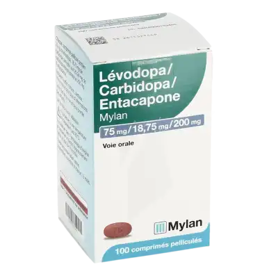 LEVODOPA/CARBIDOPA/ENTACAPONE VIATRIS 75 mg/18,75 mg/200 mg, comprimé pelliculé