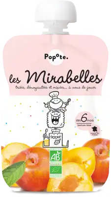 Popote Gourde Mirabelle Bio 120g* à TALENCE