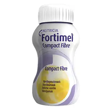Fortimel Compact Fibre Nutriment Vanille 4 Bouteilles/125ml à Bergerac
