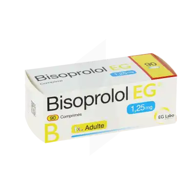 Bisoprolol Eg 1,25 Mg, Comprimé à Auterive