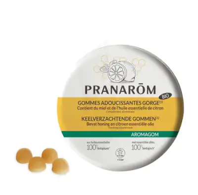 Aromagom Gomme Essence Citron Miel Bio B/45 à SEYNOD