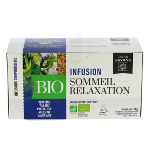 Dayang Sommeil Relaxation Bio 20 Infusettes