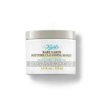 Kiehl’s Rare Earth Deep Pore Cleansing Mask Masque Purifiant Et Désincrustant à L’argile Blanche Pot/125ml à Le havre