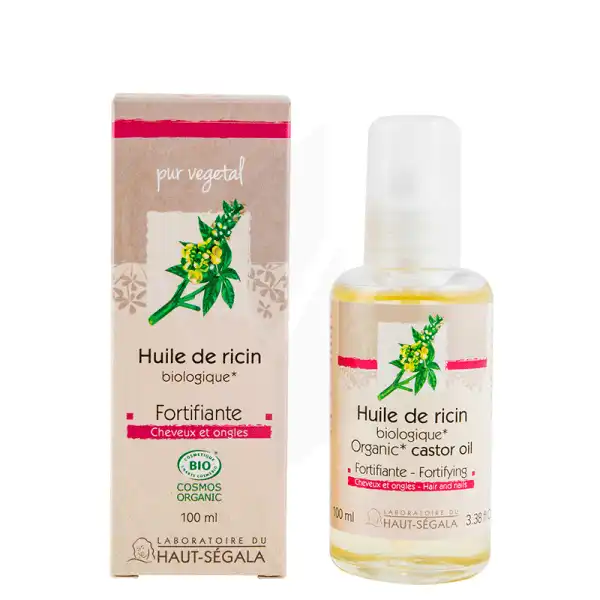 Huile Végétale Bio De Ricin 100ml