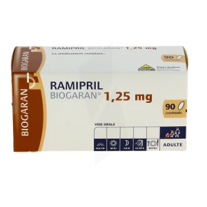 Ramipril Biogaran 1,25 Mg, Comprimé