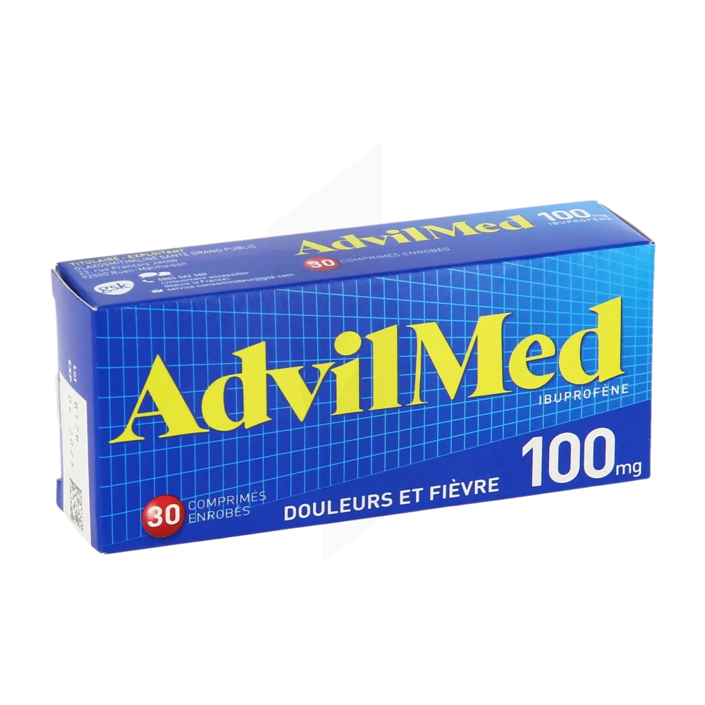 Advilmed 100 Mg Comprimés Enrobés Plq/30