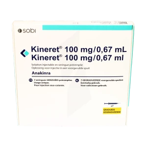 Kineret 100 Mg/0,67 Ml, Solution Injectable En Seringue Préremplie