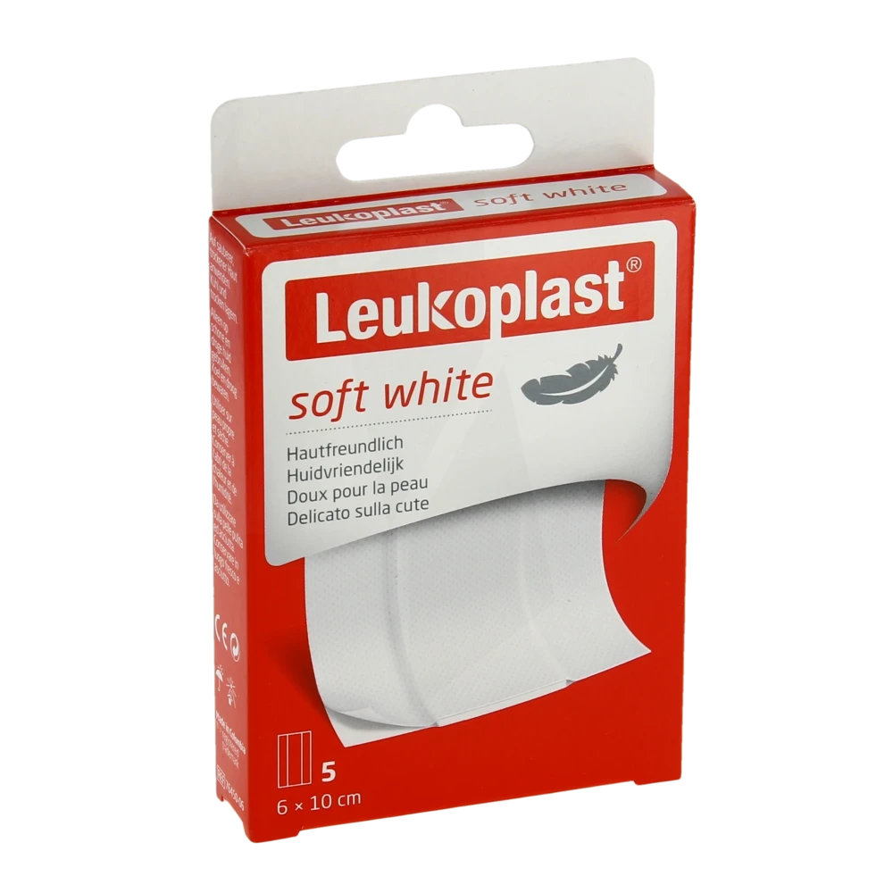 Leukoplast Soft White Pansement à Découper 6x10cm B/5