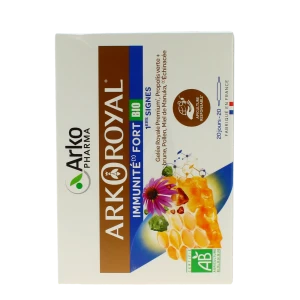 Arkoroyal Immunité Fort Solution Buvable 20 Ampoules De 10 Ml