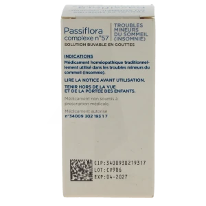 Passiflora Complexe N°57, Solution Buvable En Gouttes