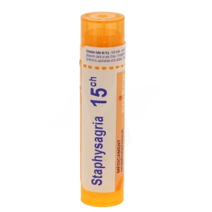 Boiron Staphysagria 15ch Granules Tube De 4g