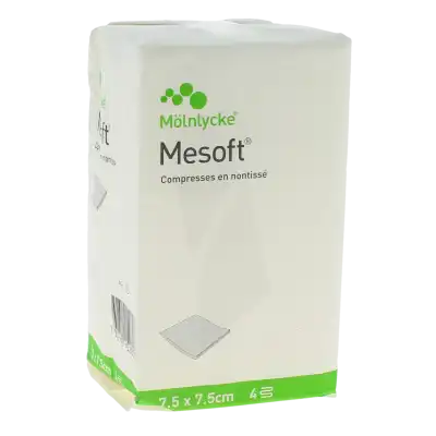 Mesoft Compresse Non Stérile Non Tissée 7,5x7,5cm Boîte De 100 à VOGÜÉ