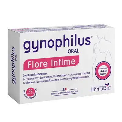 Immubio Gynophilus Oral Flore Intime Gélules B/20 à Saint-Maximin