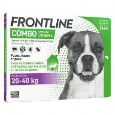 Frontline Combo Solution Externe Chien 20-40kg 6doses à VALENCE