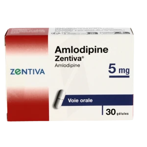 Amlodipine Zentiva 5 Mg, Gélule