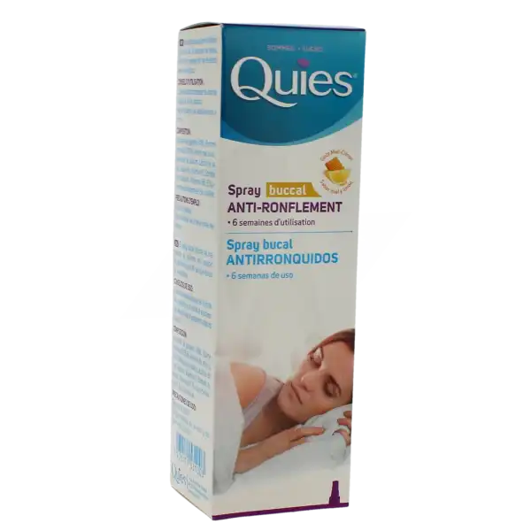 Quies S Bucc Anti-ronflement Miel Citron Spray/70ml