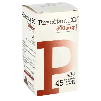 Piracetam Eg 800 Mg, Comprimé Pelliculé Sécable à La Ricamarie