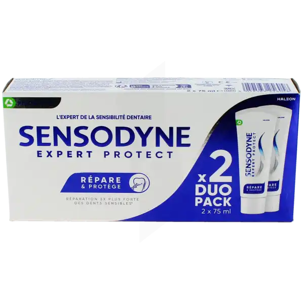 Sensodyne Expert Protect Repare Et Protege Pâte Dentifrice Menthe Fraîche 2t/75ml