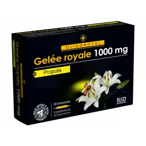 Sid Nutrition Oligoroyal Gelée Royale 1000 Mg Propolis _ 20 Ampoules De 10ml à Le Dévoluy