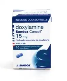 Doxylamine Sandoz Conseil 15 Mg, Comprimé Pelliculé Sécable à Saint-Calais