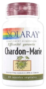 Solaray Chardon-marie 60 Capsules VÉgÉtales