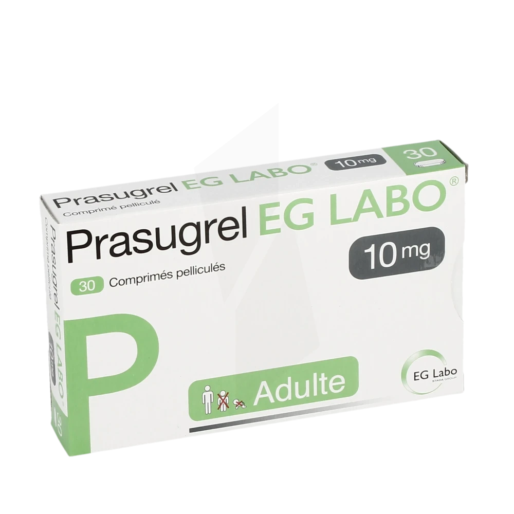 Prasugrel Eg Labo 10 Mg, Comprimé Pelliculé