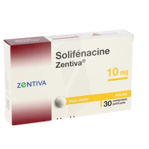 Solifenacine Zentiva 10 Mg, Comprimé Pelliculé