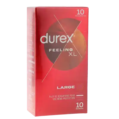 Durex Feeling Xl Préservatif Lubrifié Boîte De 10 à TOURNAN-EN-BRIE