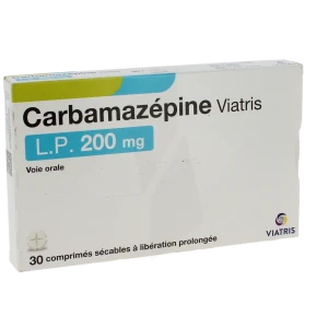 Carbamazepine Viatris L.p. 200 Mg, Comprimé Sécable à Libération Prolongée
