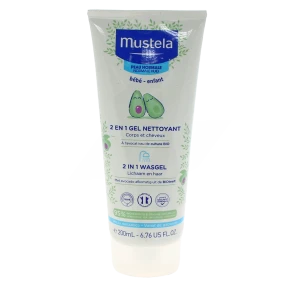 Mustela Bébé Enfant Gel Nettoyant 2 En 1 à L'avocat Bio T/200ml