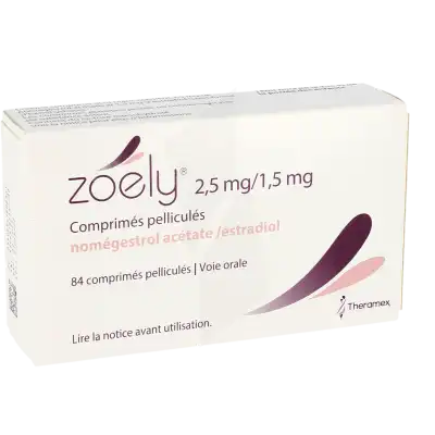 Zoely 2,5 Mg/1,5 Mg, Comprimé Pelliculé à GRENOBLE