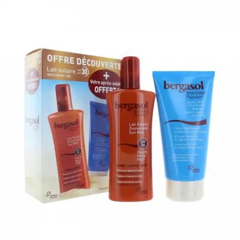 Bergasol Nf Ip30 Lait Visage Et Corps Spray/125ml+crème Après Soleil Offerte