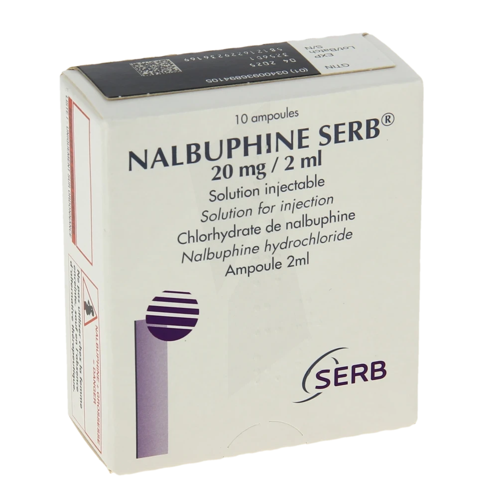 Nalbuphine Serb 20 Mg/2 Ml, Solution Injectable