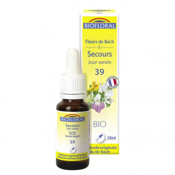 Biofloral Fleurs De Bach Secours Elixir Bio Fl Compte-gouttes/25ml