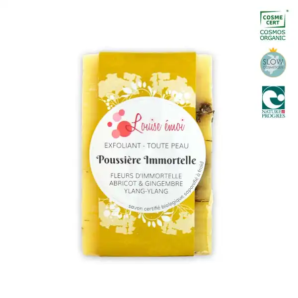 Louise émoi Savon Solide Poussière Immortelle 100g